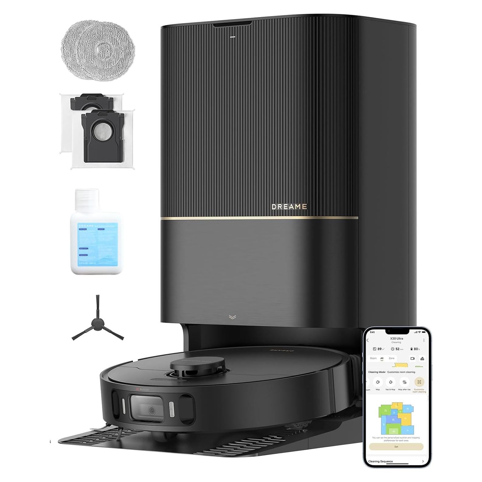 Aspiradora Robot DREAME X30 Ultra con Mopa Elevable 8300Pa