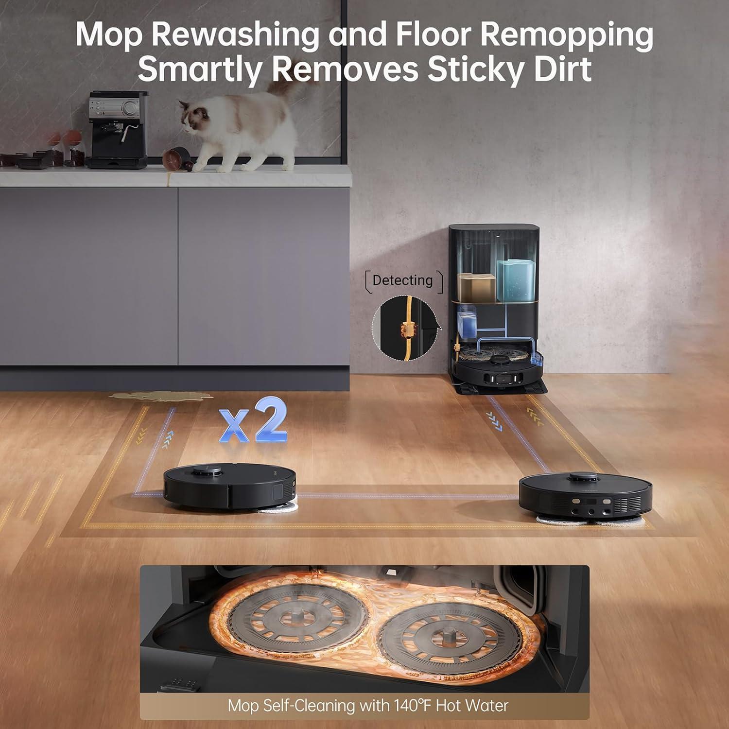 Aspiradora Robot DREAME X30 Ultra con Mopa Elevable 8300Pa