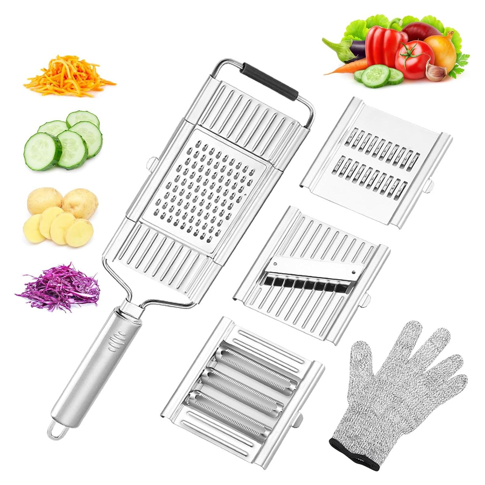 Cortador de Verduras Suuker 4 en 1 Acero Inoxidable 0.48 kg