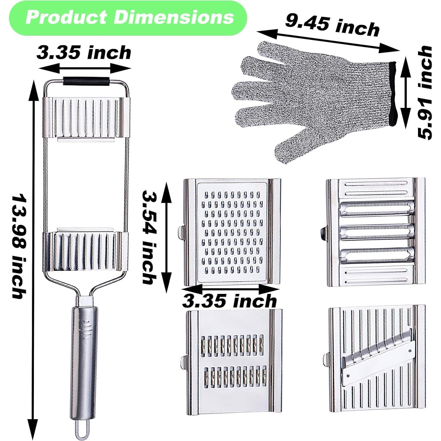 Cortador de Verduras Suuker 4 en 1 Acero Inoxidable 0.48 kg