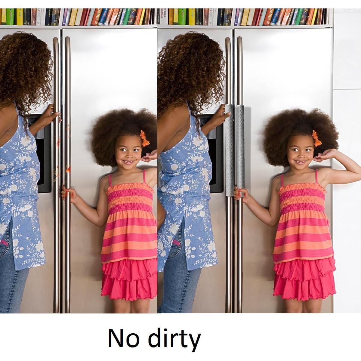 Juego de 3 Cubiertas para Manijas OUGAR8 - Gris de Felpa