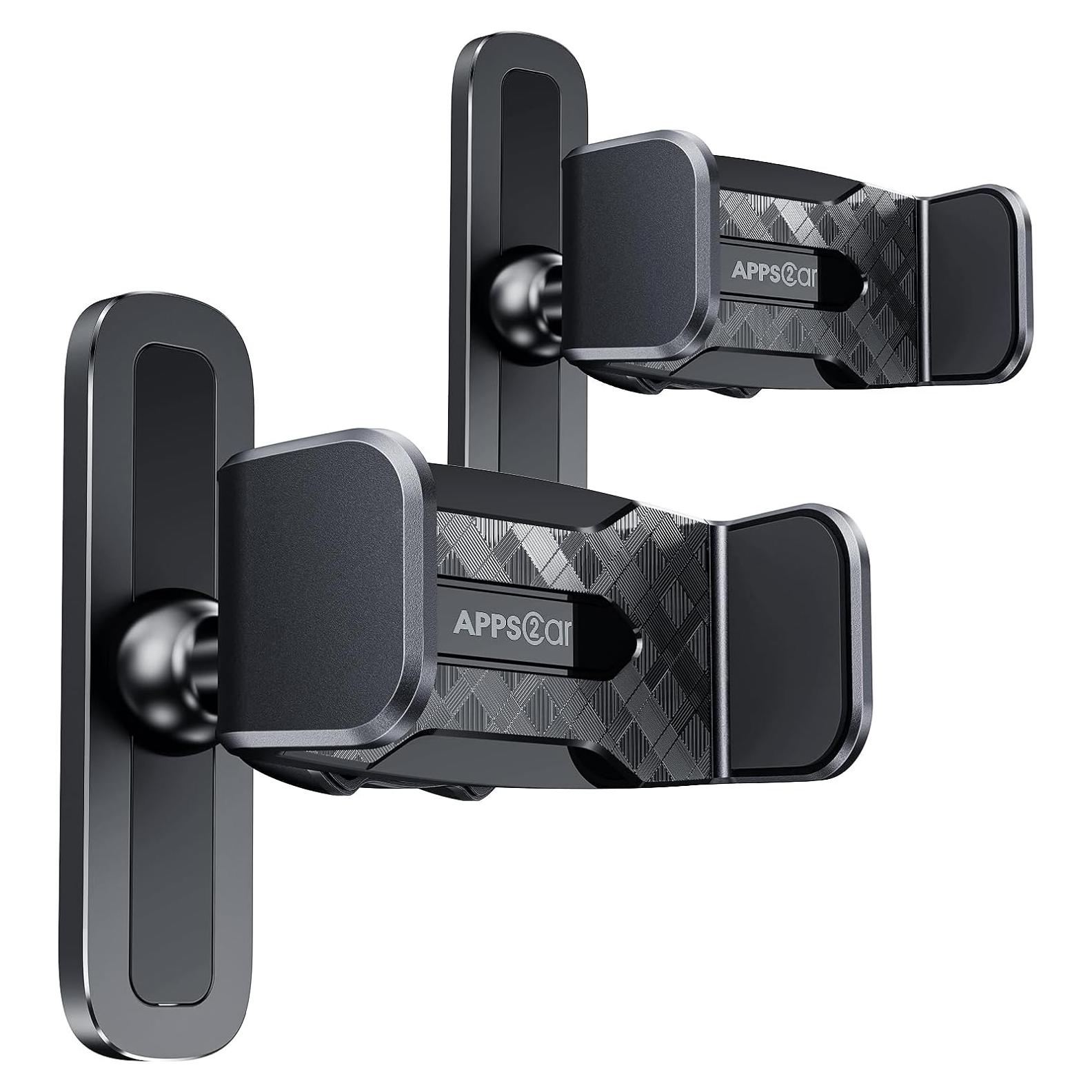 Soporte Magnético para Teléfono APPS2Car - 2 Pack, Ajustable 360°