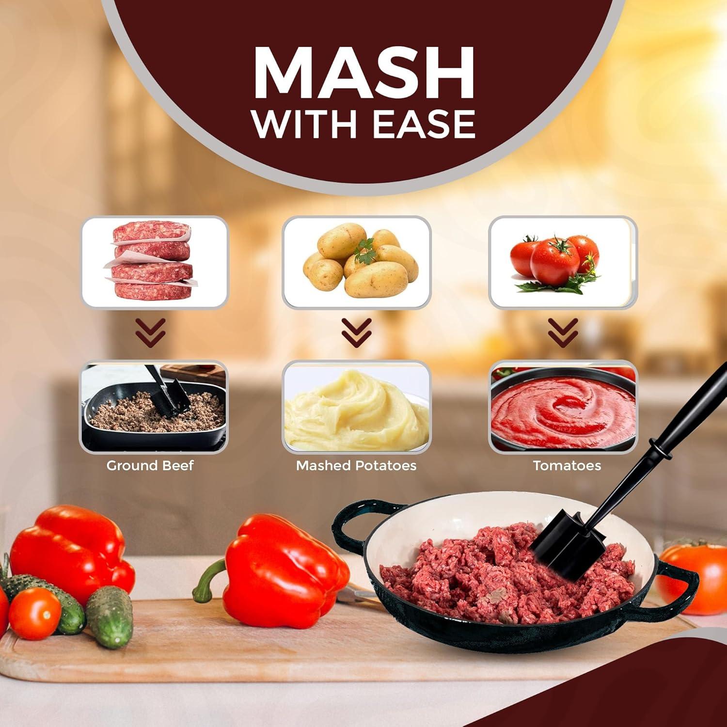 Picador de Carne Fourteen Homes 5 Cuchillas Nylon Resistente