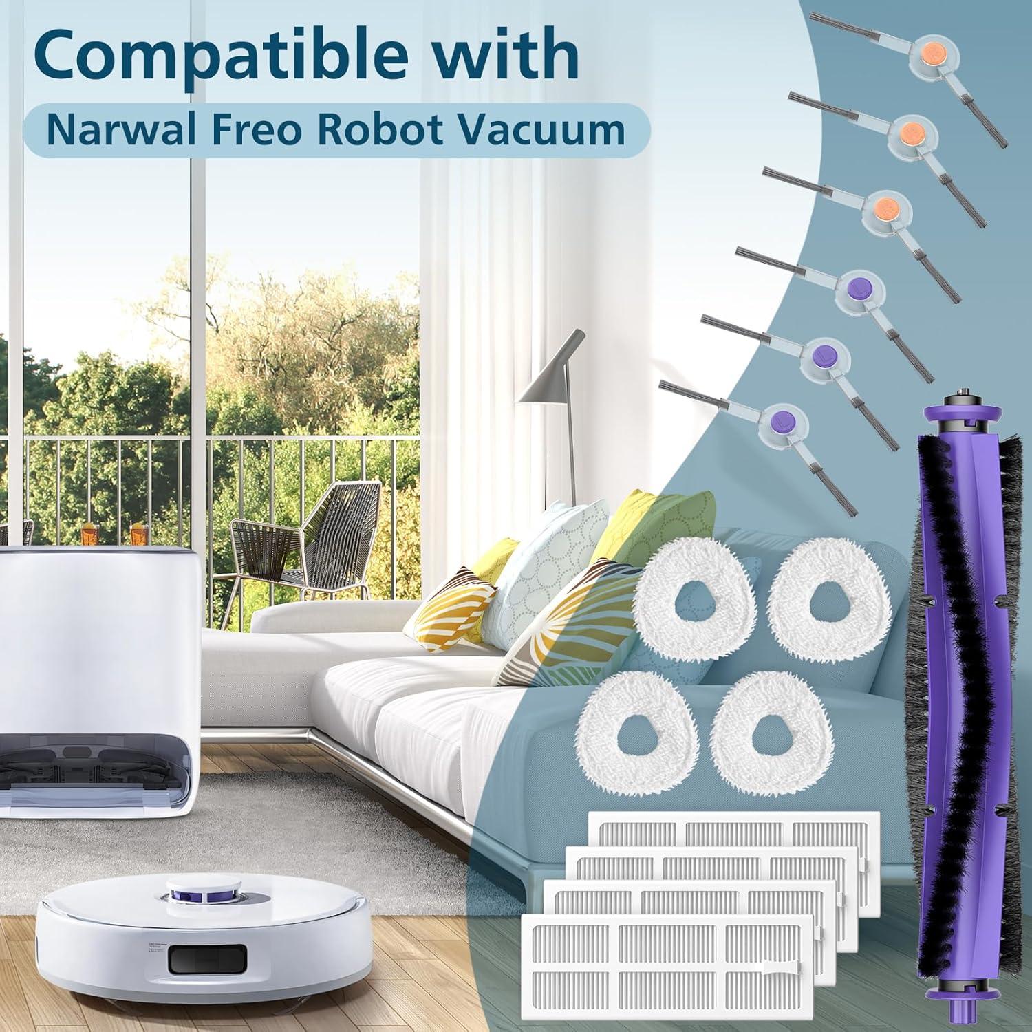 Kit de Accesorios para Aspirador Robot Narwal Freo - 15 Piezas