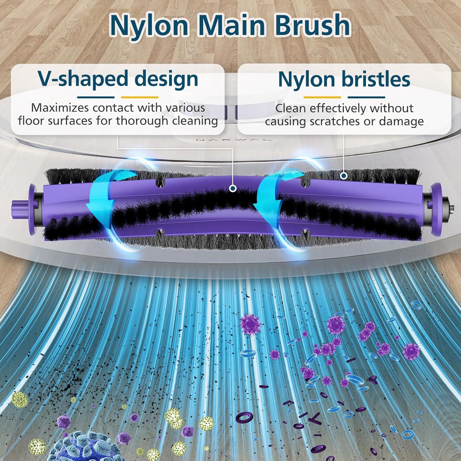 Kit de Accesorios para Aspirador Robot Narwal Freo - 15 Piezas