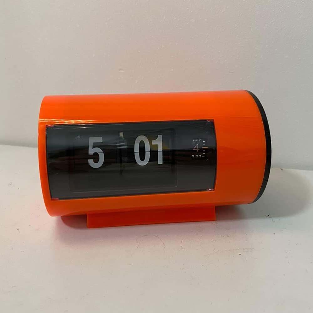 Reloj de Mesa Retro BHning CL Automático Naranja 12 Horas