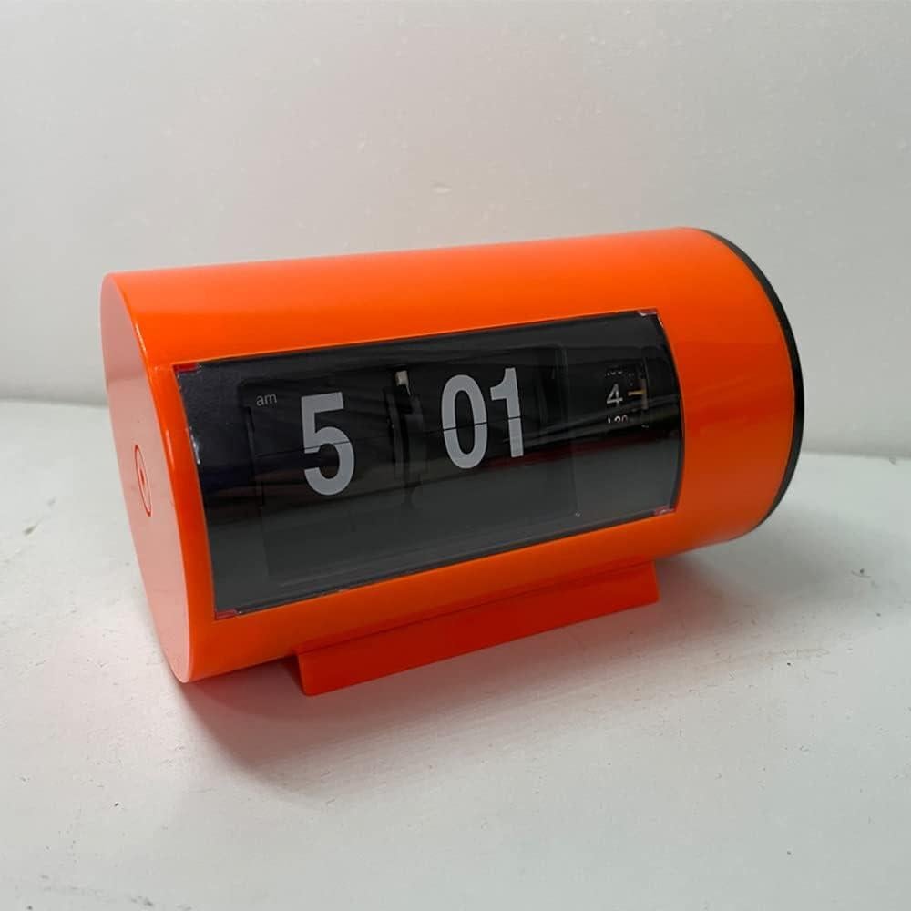 Reloj de Mesa Retro BHning CL Automático Naranja 12 Horas
