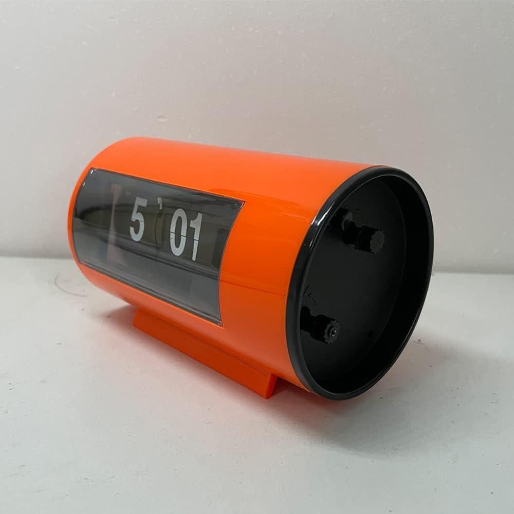 Reloj de Mesa Retro BHning CL Automático Naranja 12 Horas