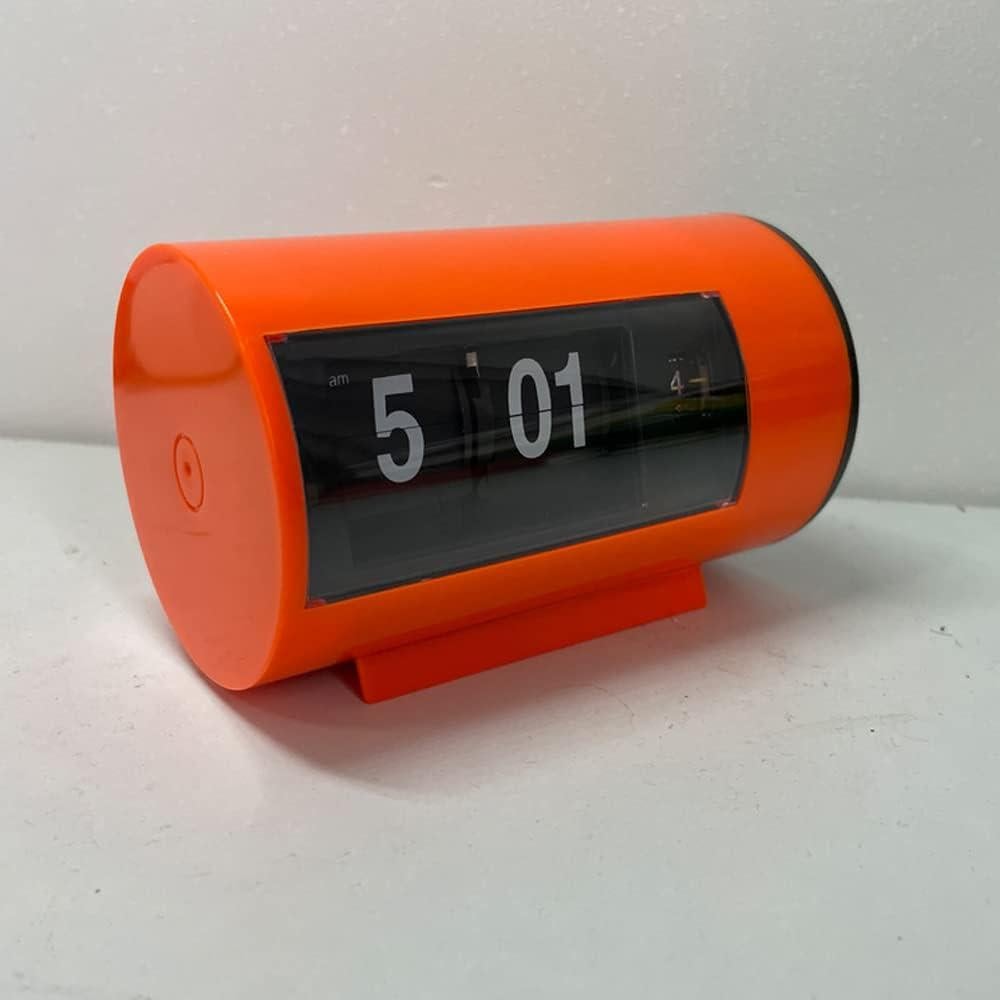 Reloj de Mesa Retro BHning CL Automático Naranja 12 Horas