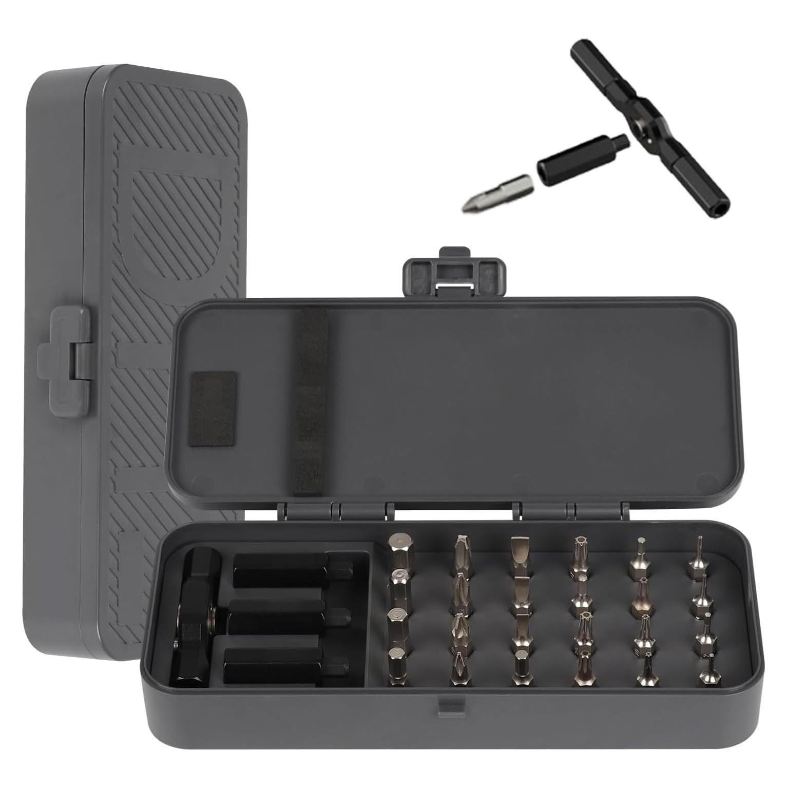 Juego de Destornilladores 24 en 1 LIMORUNS Magnético Gris