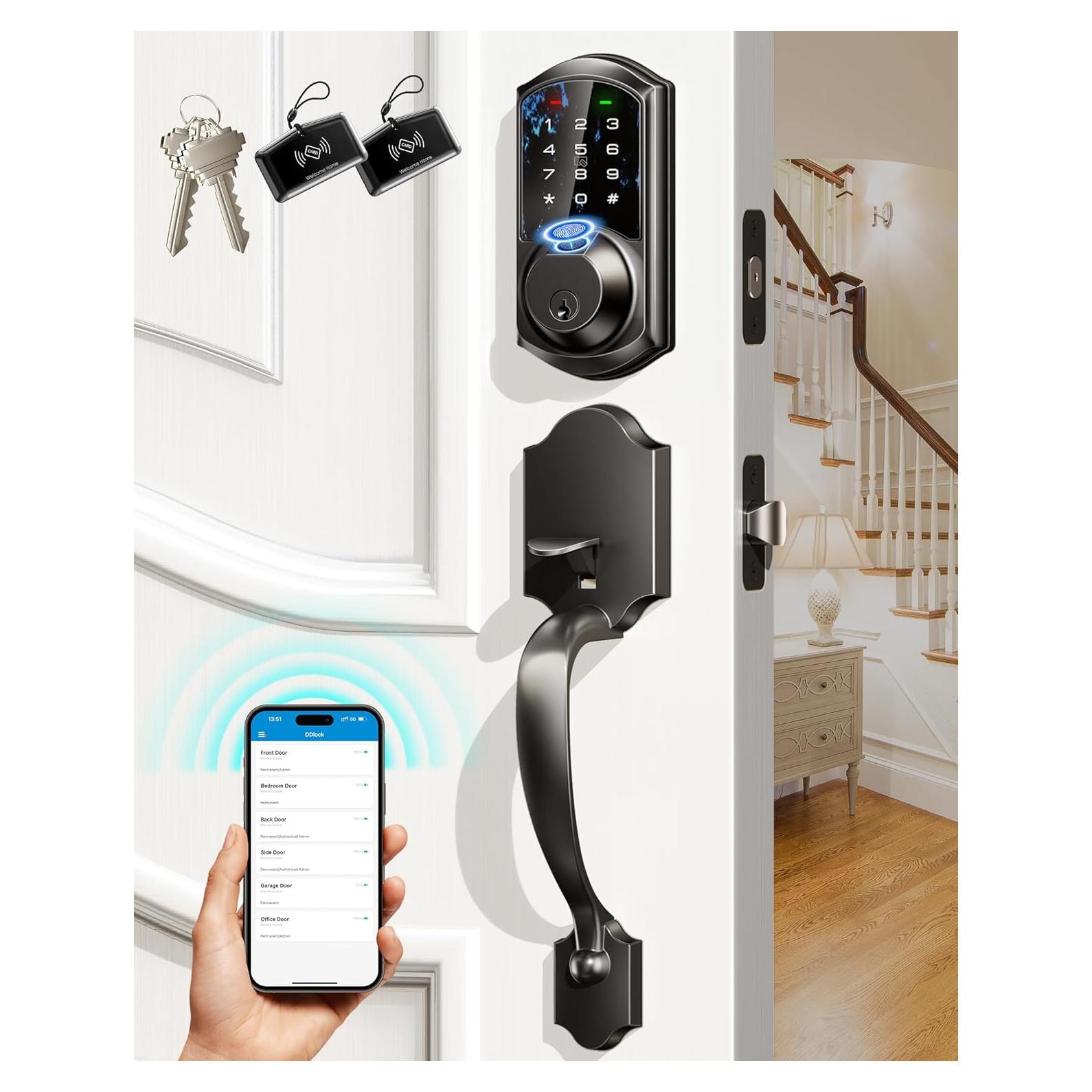 Cerradura Inteligente Veise VE07-H con Huella Dactilar y App