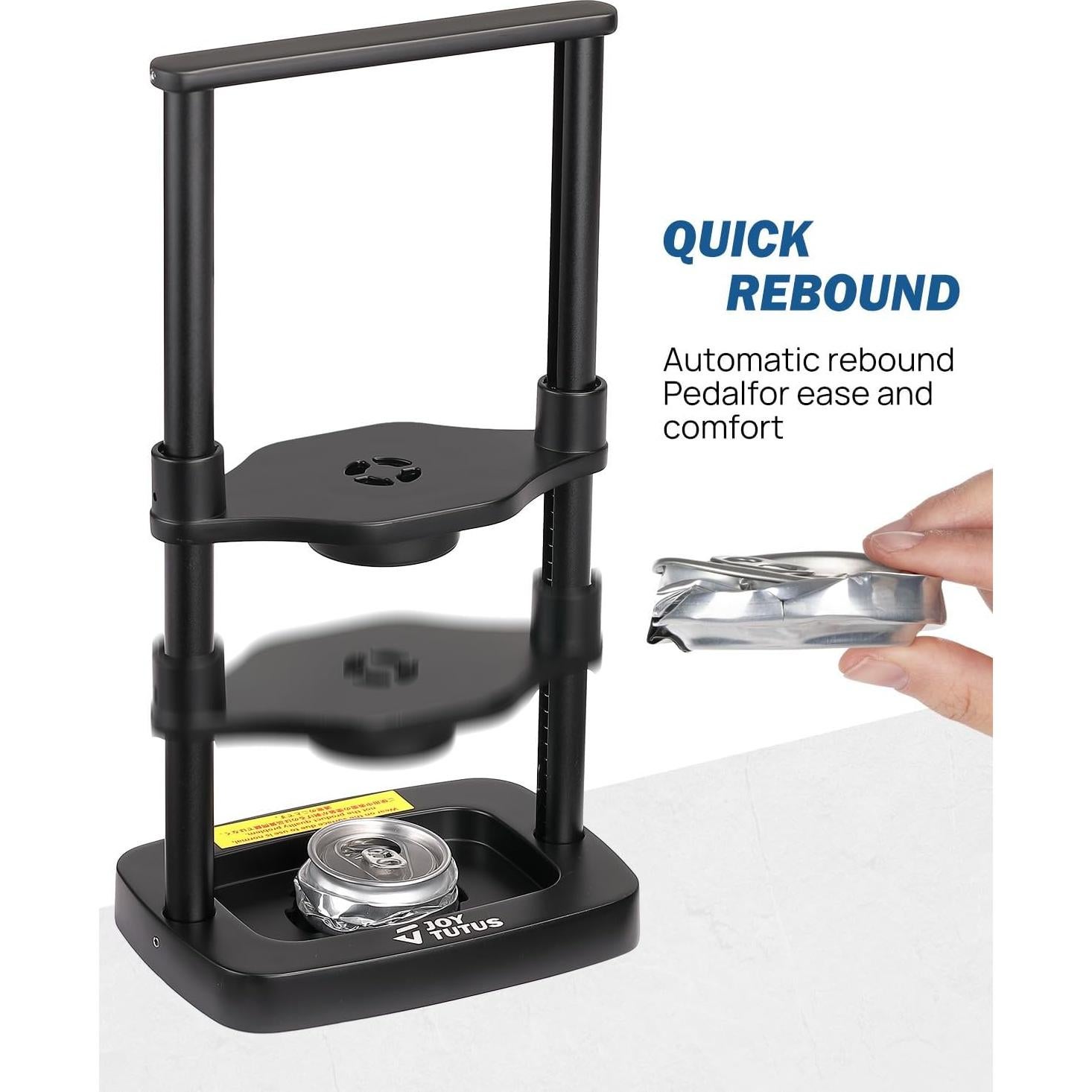 Trituradora de Latas JOYTUTUS Metal 12-24 oz Pedal Ecológica