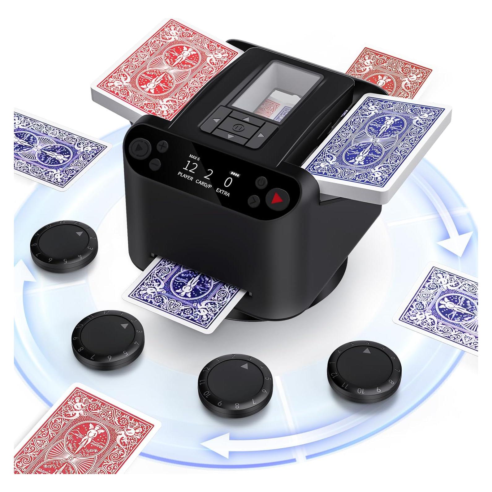Barajador y Repartidor Automático XPAW MAX 6 para 12 Jugadores