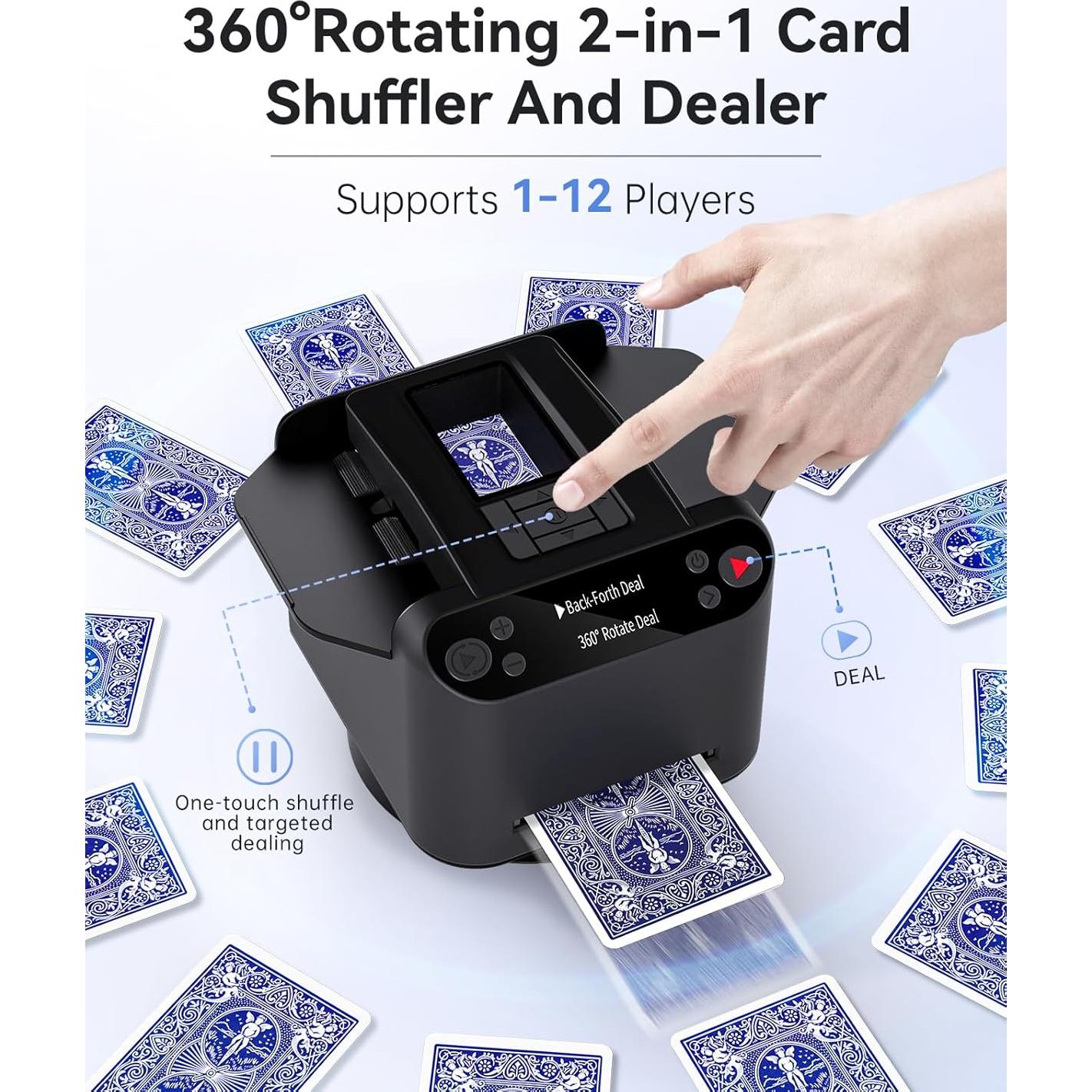Barajador y Repartidor Automático XPAW MAX 6 para 12 Jugadores
