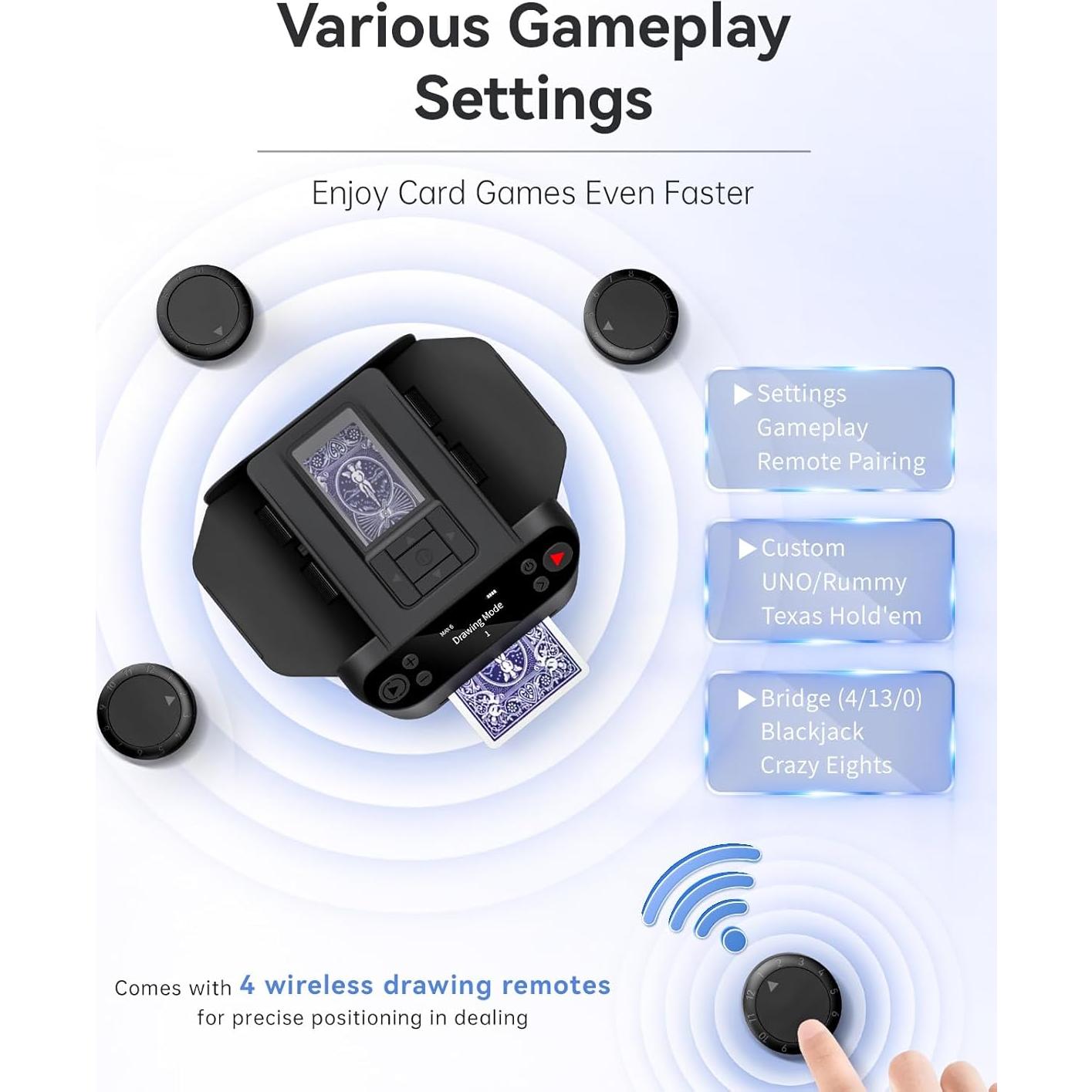 Barajador y Repartidor Automático XPAW MAX 6 para 12 Jugadores