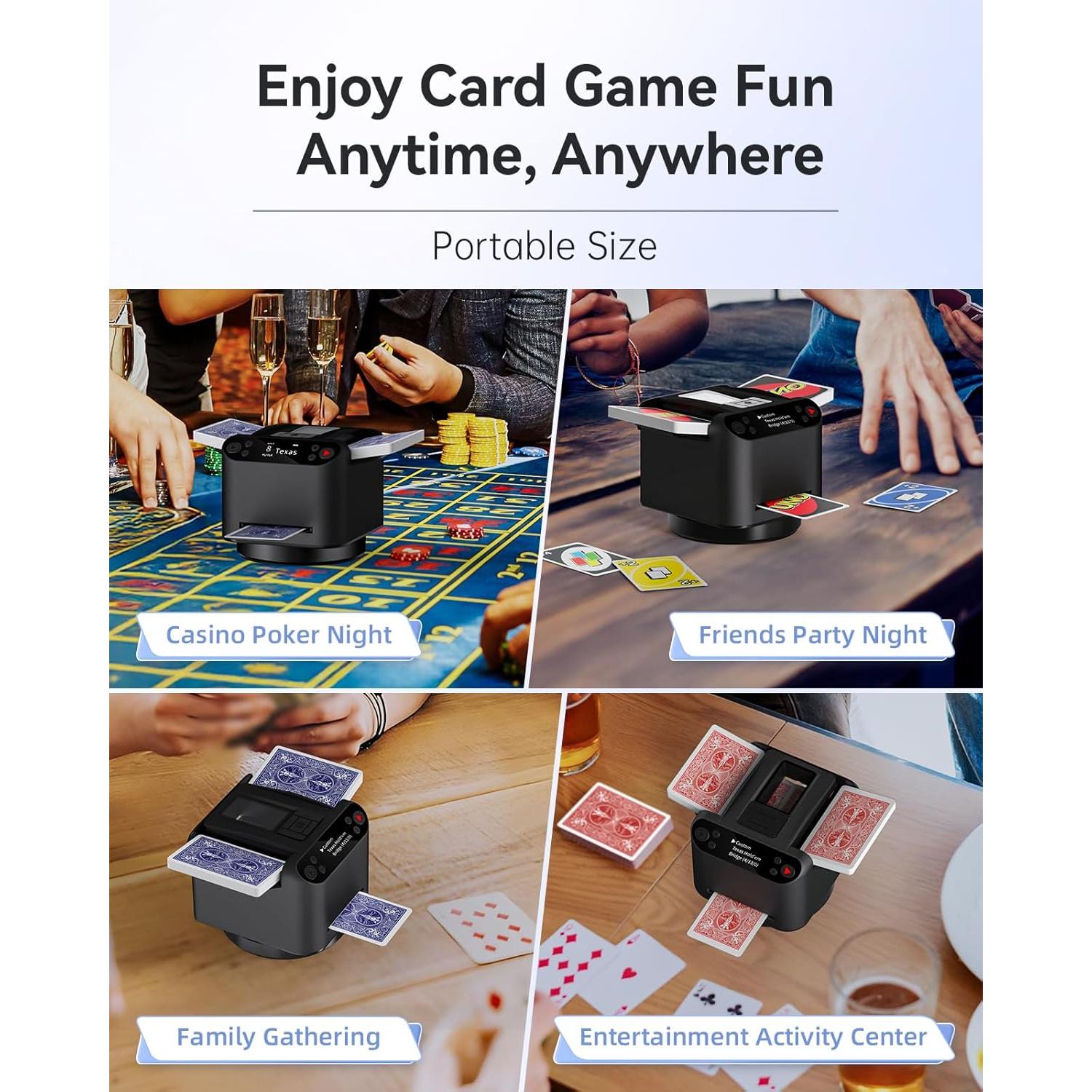 Barajador y Repartidor Automático XPAW MAX 6 para 12 Jugadores