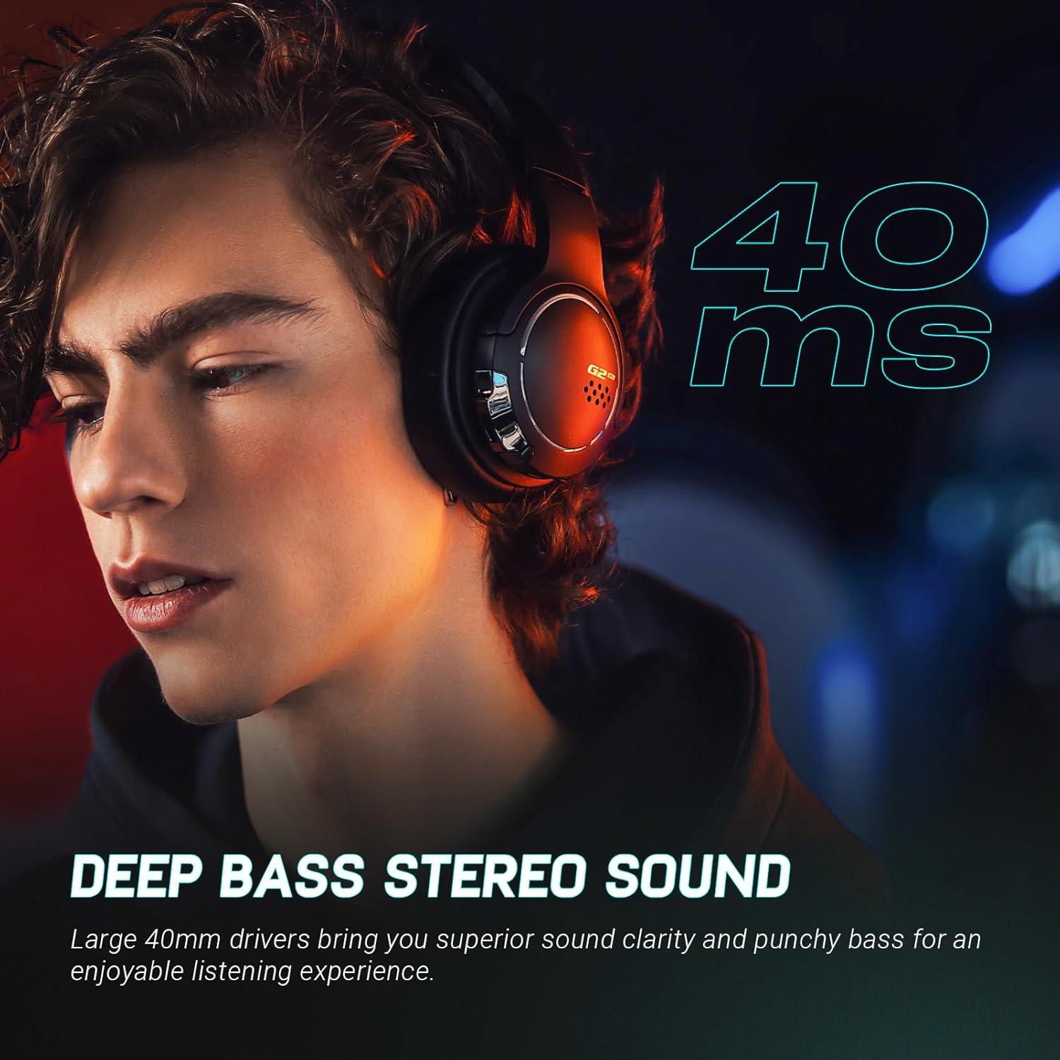 Auriculares Inalámbricos Edifier G2BT para Juegos - Negro