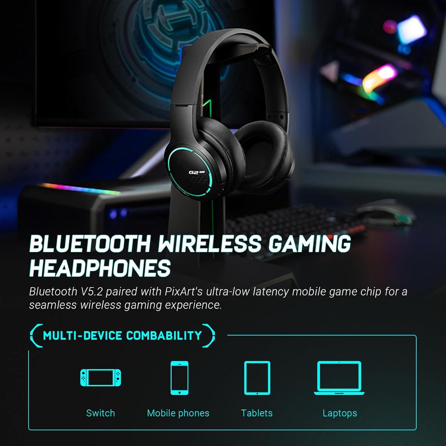 Auriculares Inalámbricos Edifier G2BT para Juegos - Negro