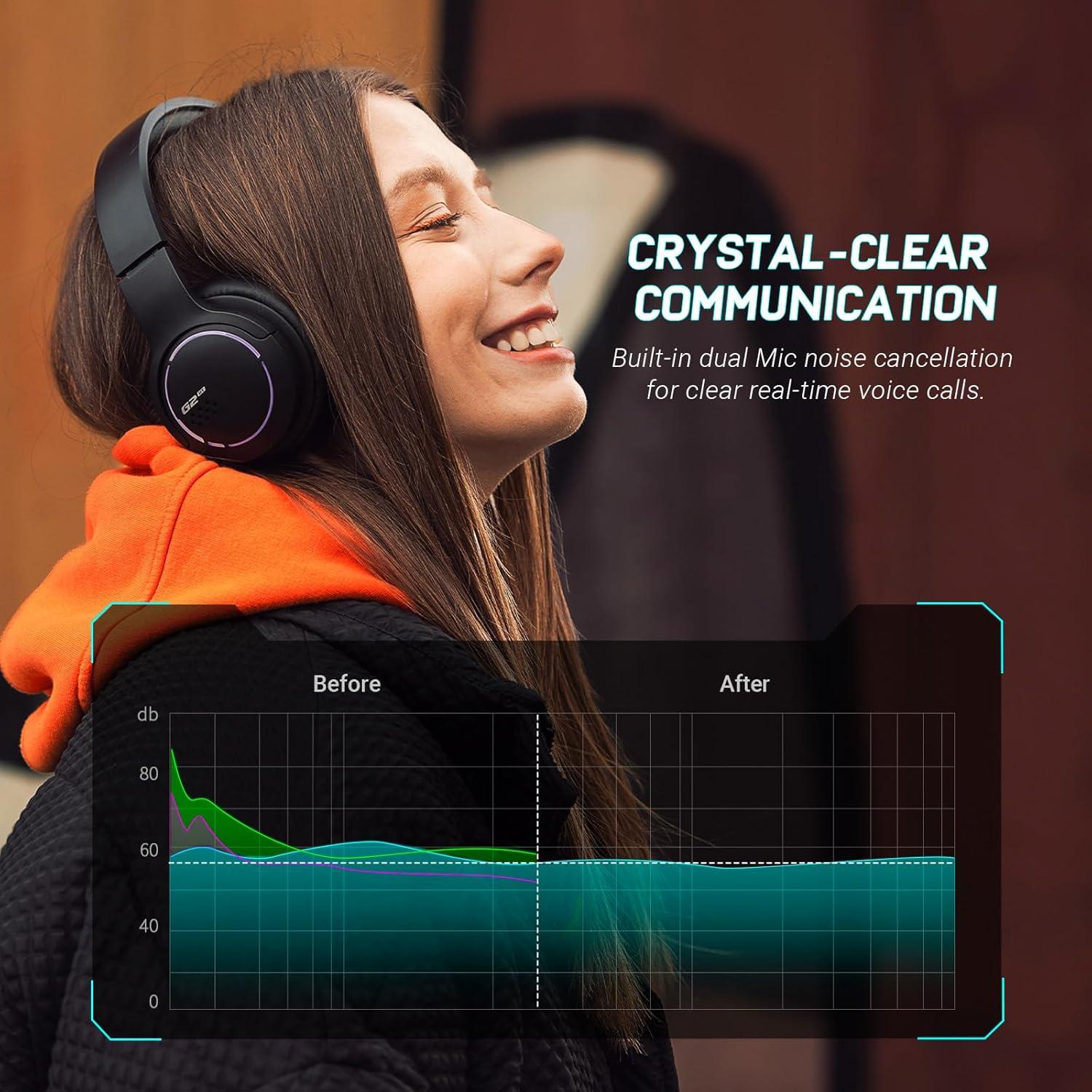 Auriculares Inalámbricos Edifier G2BT para Juegos - Negro