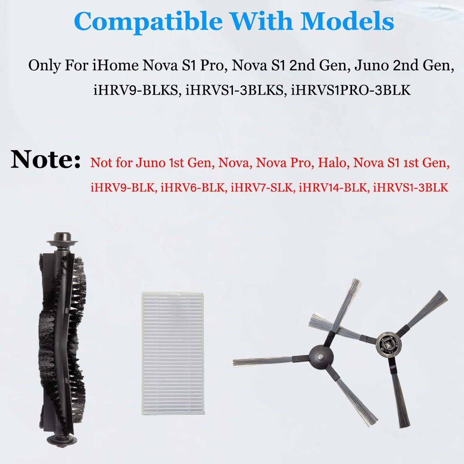 Kit de Accesorios iHome Nova S1 Pro - Filtros y Cepillos