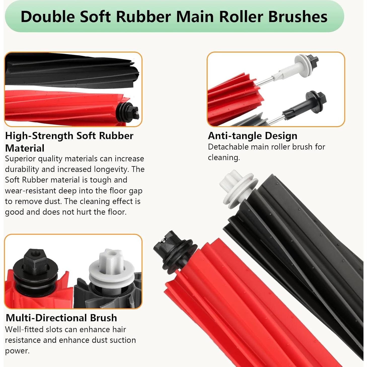 Accesorios Roborock Q5 Pro Q8 Max 18 Piezas Repuesto