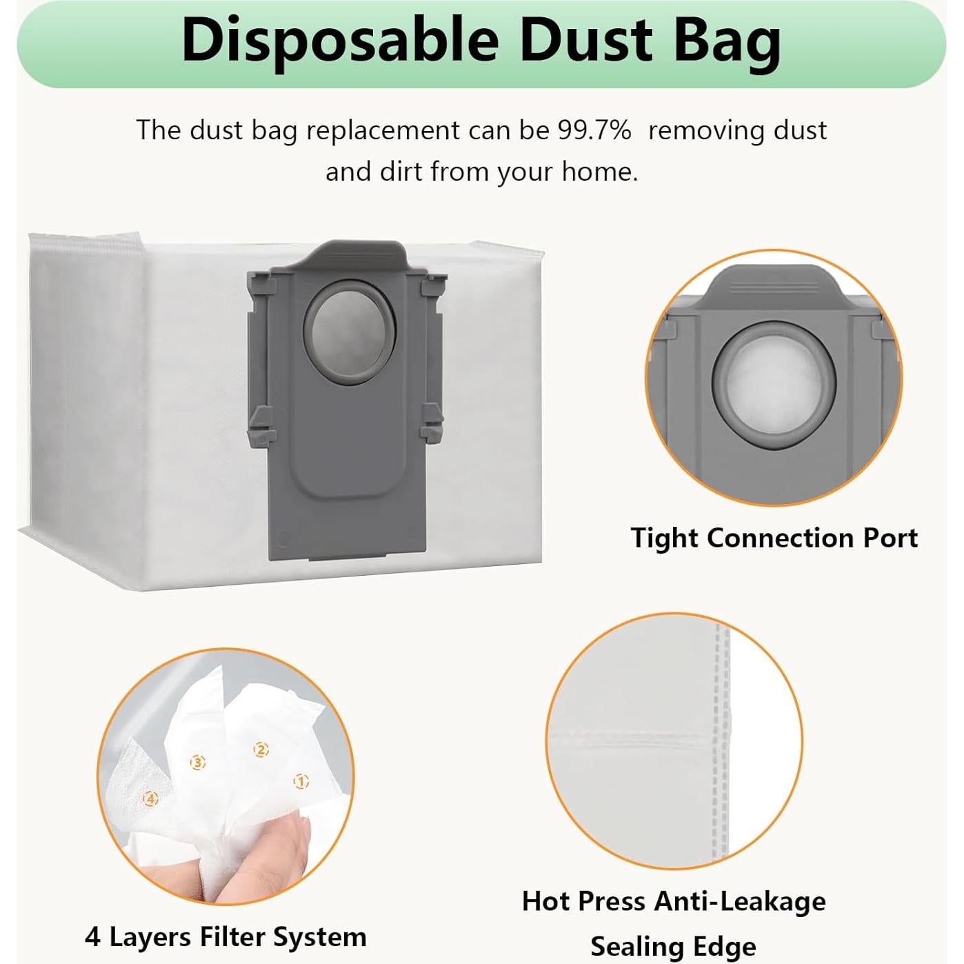 Accesorios Roborock Q5 Pro Q8 Max 18 Piezas Repuesto