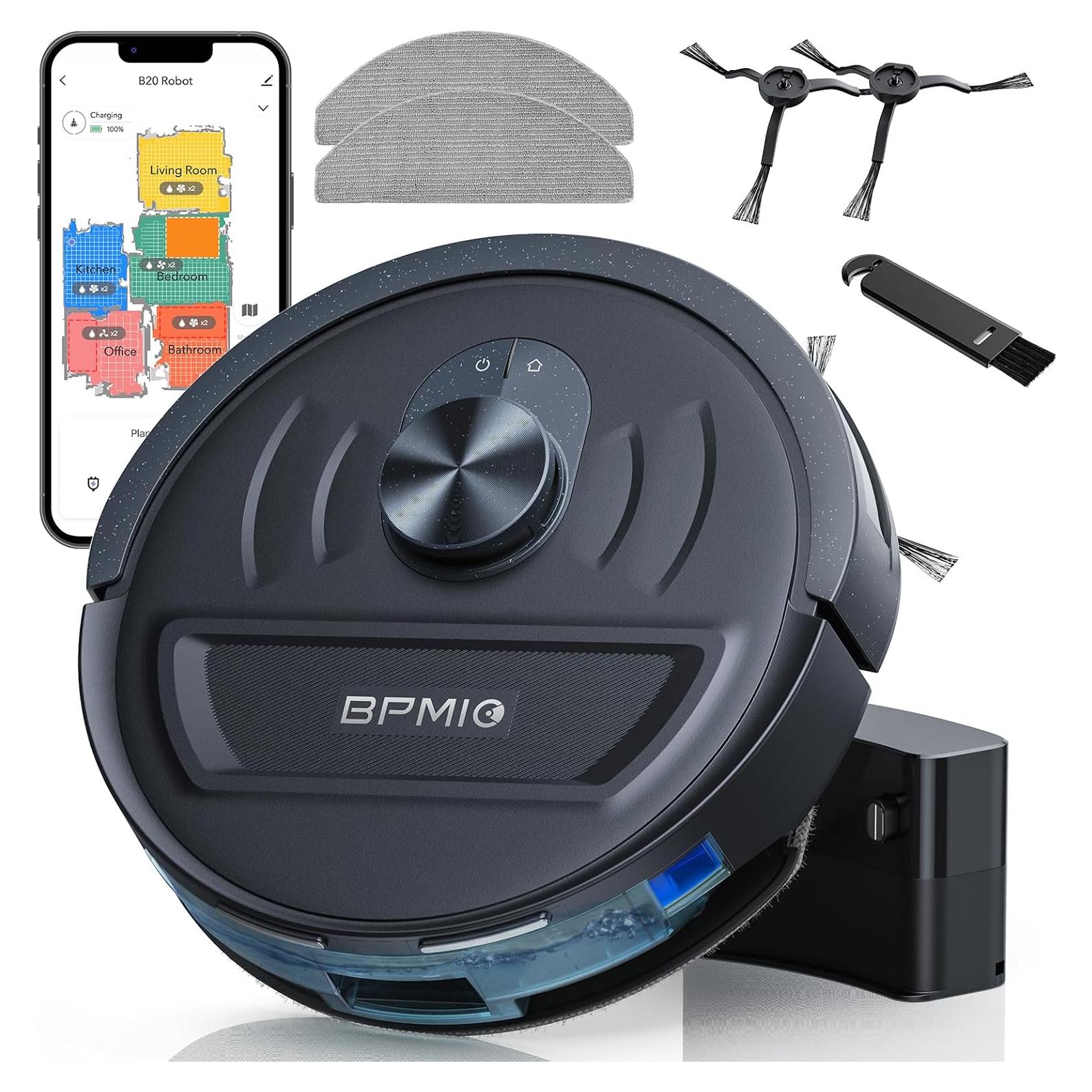 Aspirador Robot BPMIO B20 2 en 1 con Mopa y LiDAR