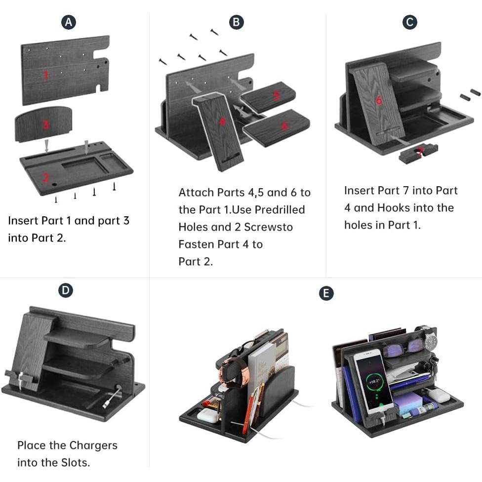 Estación de Acoplamiento de Madera Robomanor para Hombres