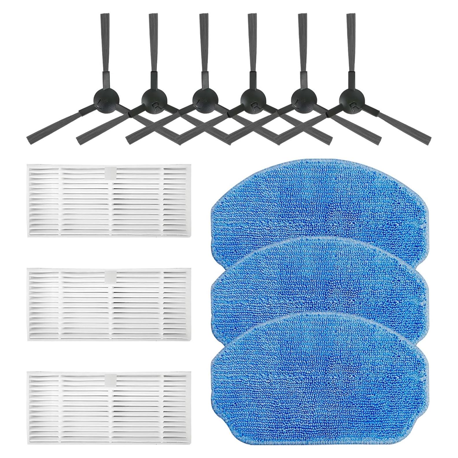 Accesorios para Robot Aspiradora Lvtengai LTG-BR151 - 3 Filtros y 6 Cepillos