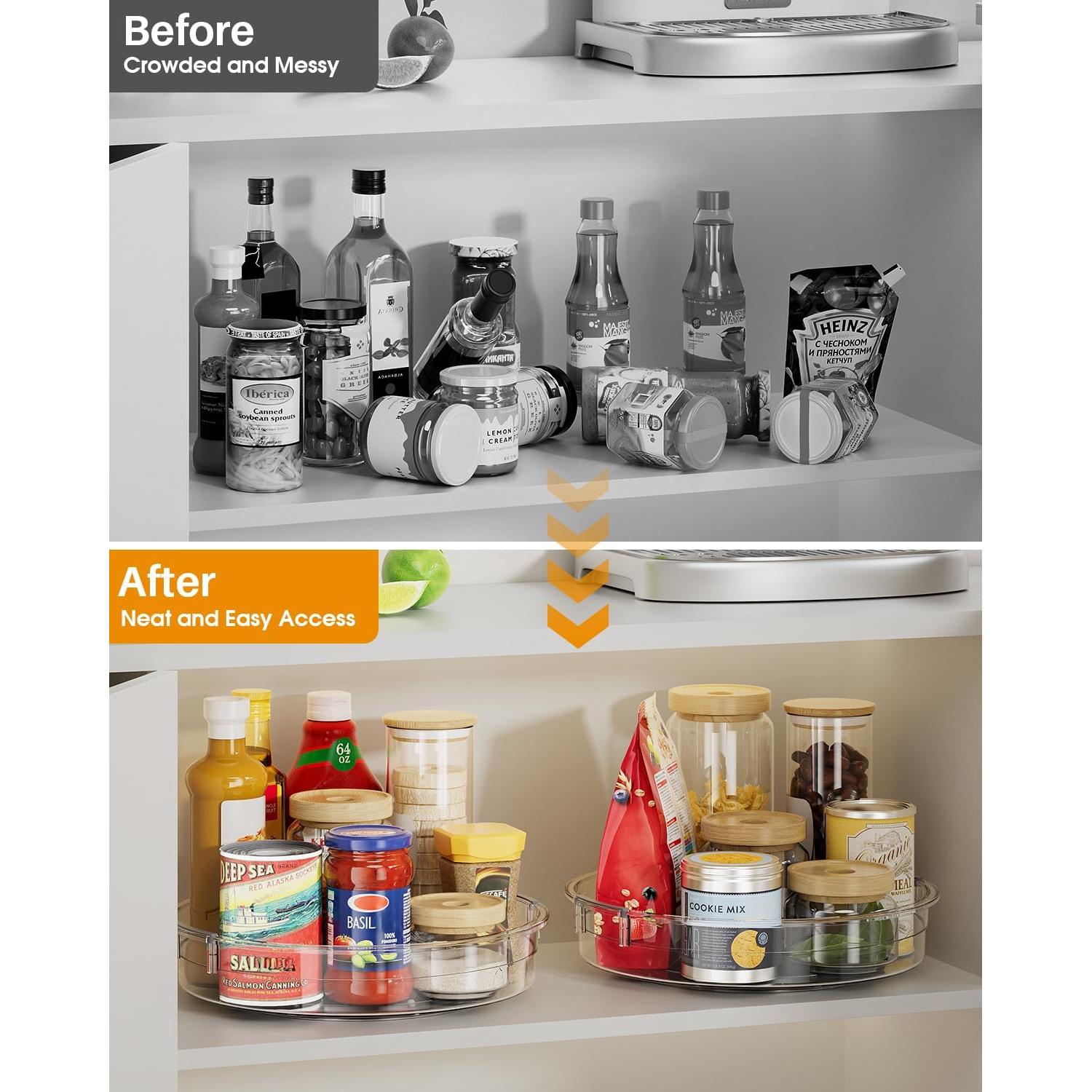 Organizador Rotativo LAMU 23.5 cm para Gabinete y Cocina