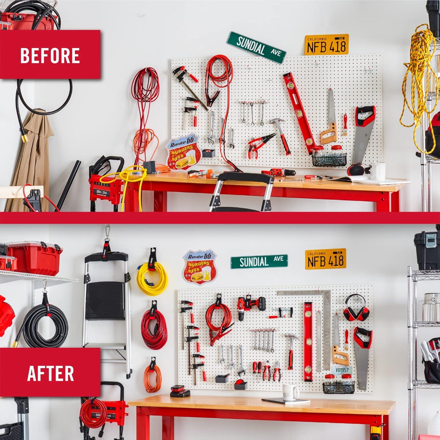 Organizador de Cables de Extensión VELCRO 25.4 cm 2pk Negro