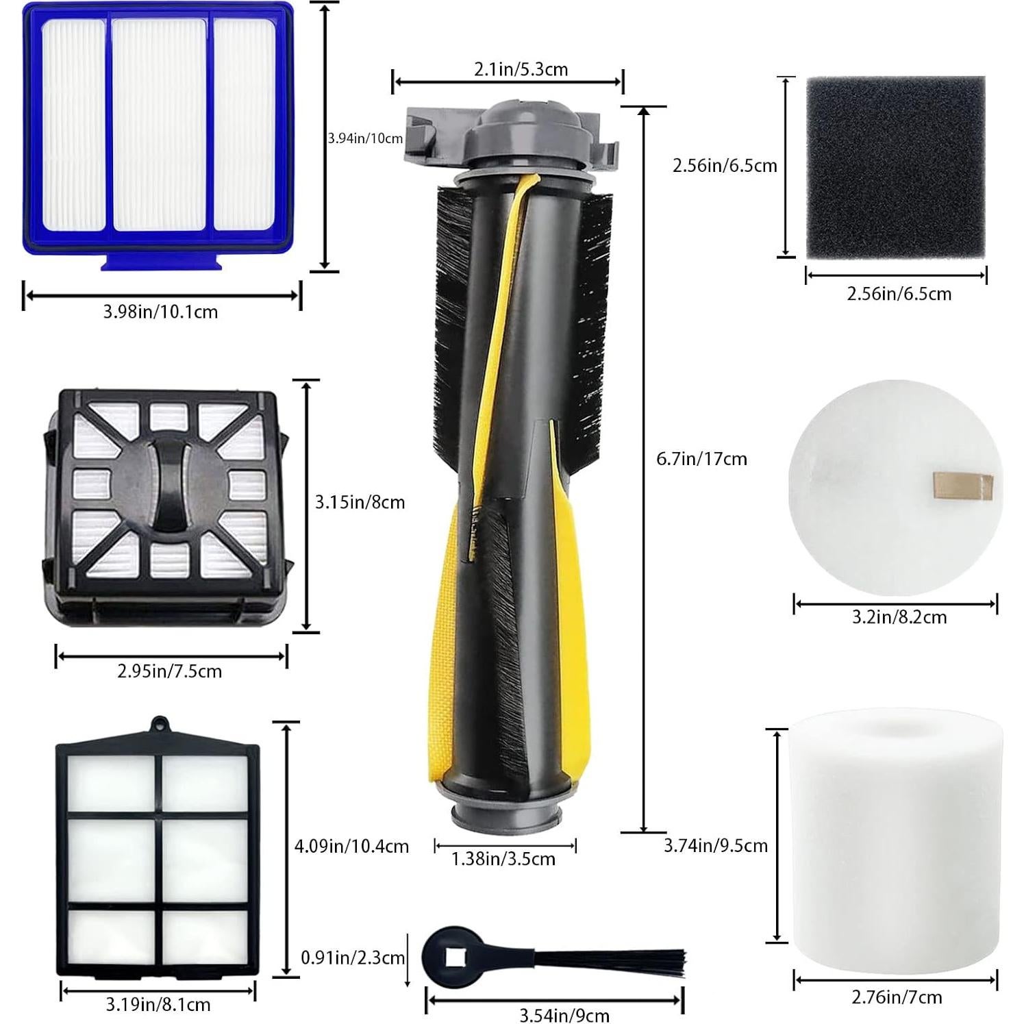 Accesorios para Aspiradora Robot Shark RV1001AE - 16 Piezas