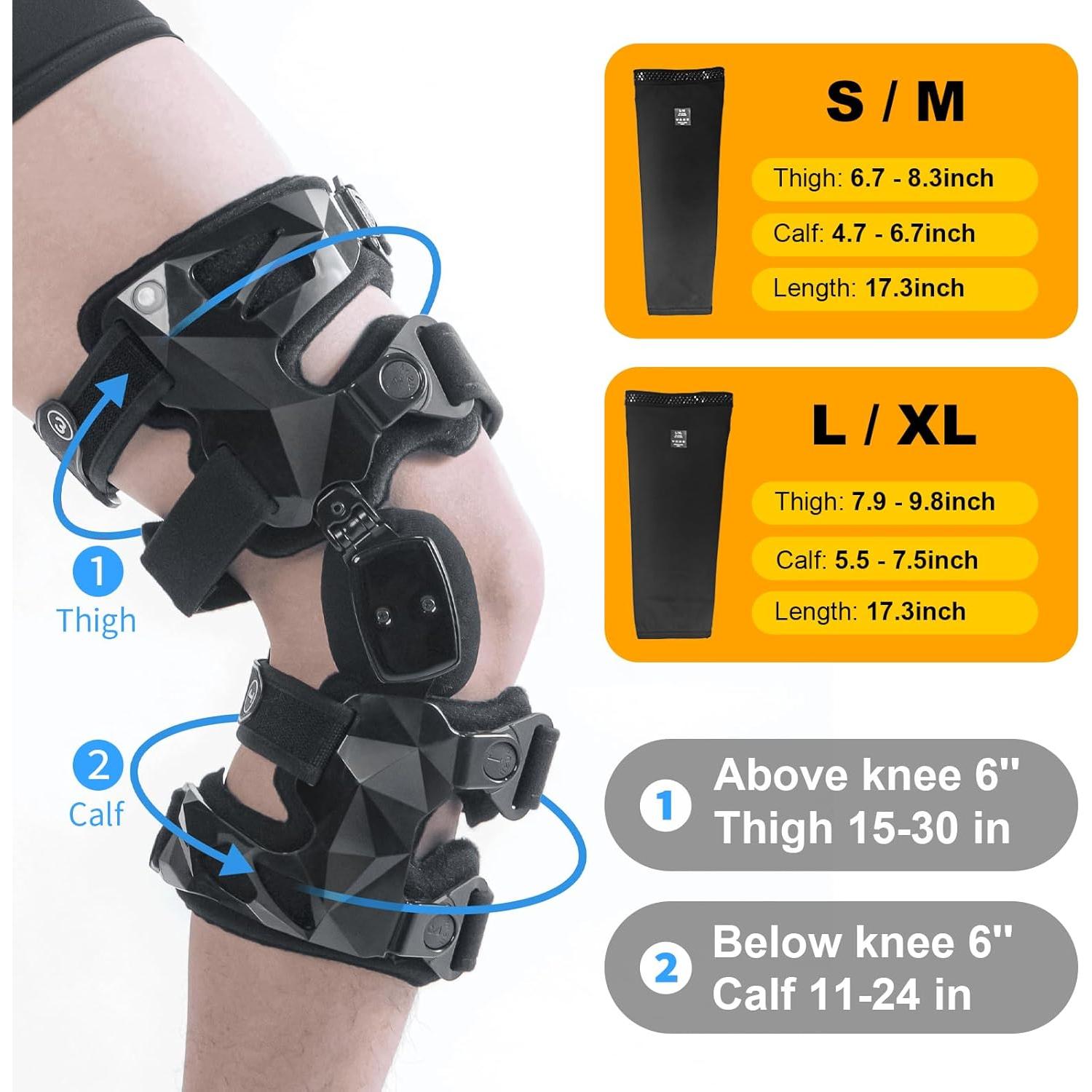 Rodillera Gevanchi para Osteoartritis con Mangas y Anti-Correa