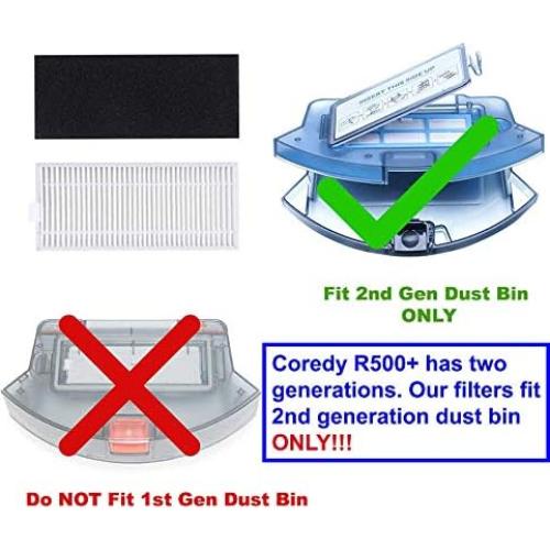 Piezas de Repuesto para Robot Aspiradora Coredy y Goovi