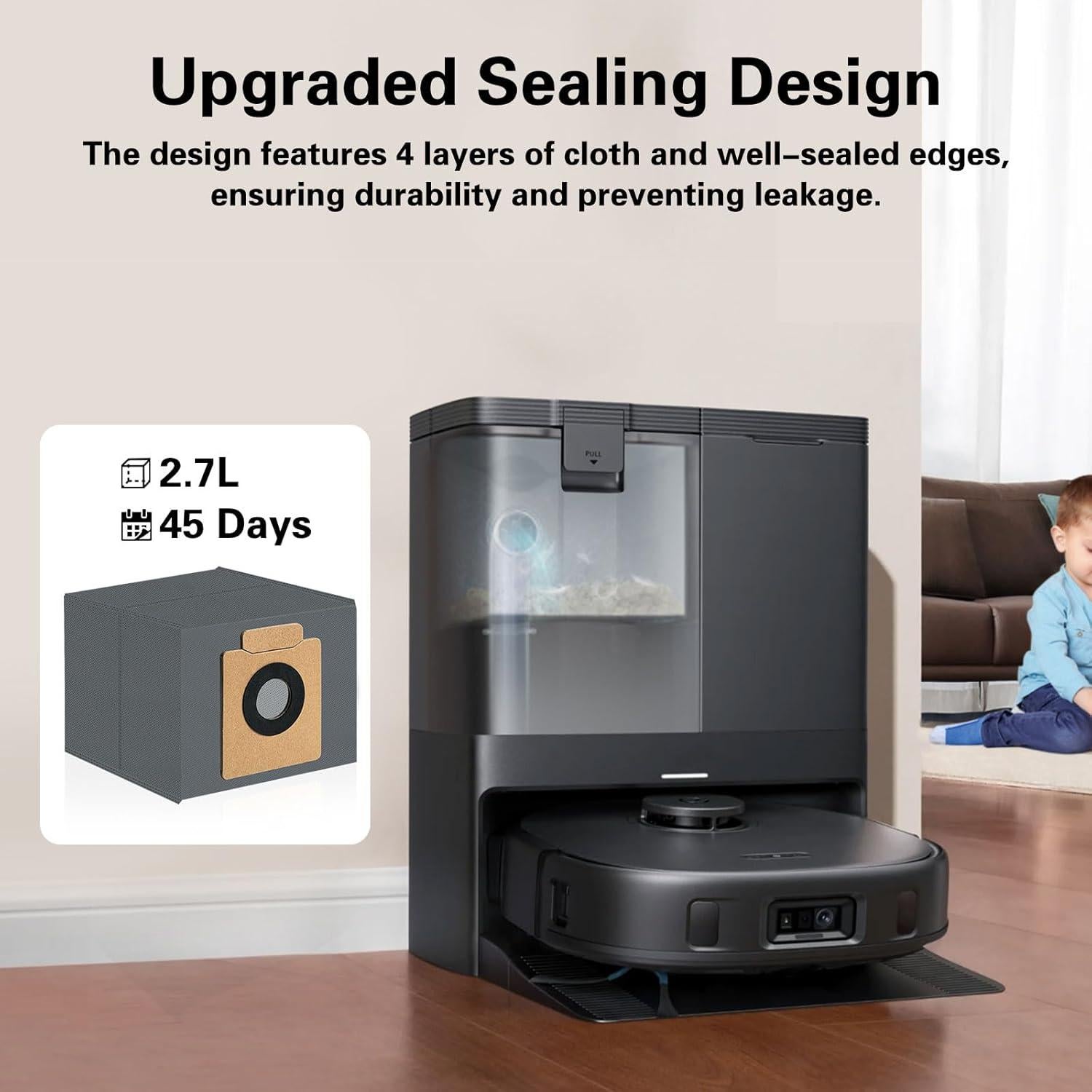 Paquete de 12 bolsas de polvo VIEWALL para Eufy X8 Pro/X10 Pro