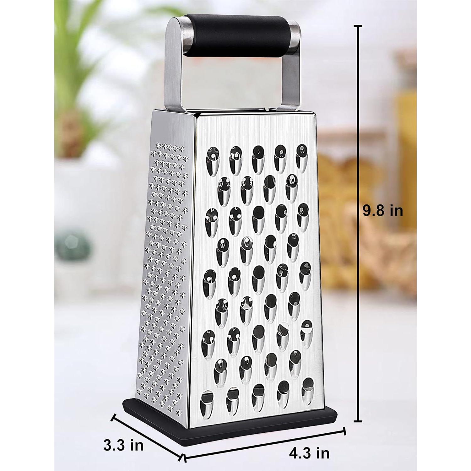 Rallador de Queso Kaishun 4 en 1 Acero Inoxidable