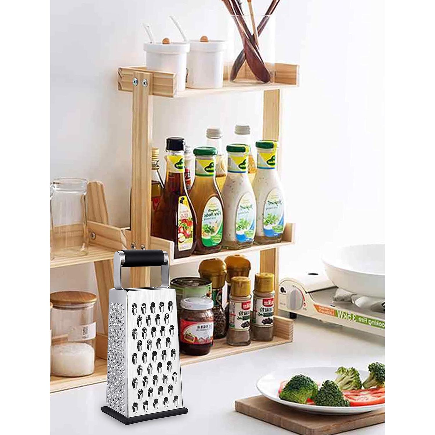 Rallador de Queso Kaishun 4 en 1 Acero Inoxidable