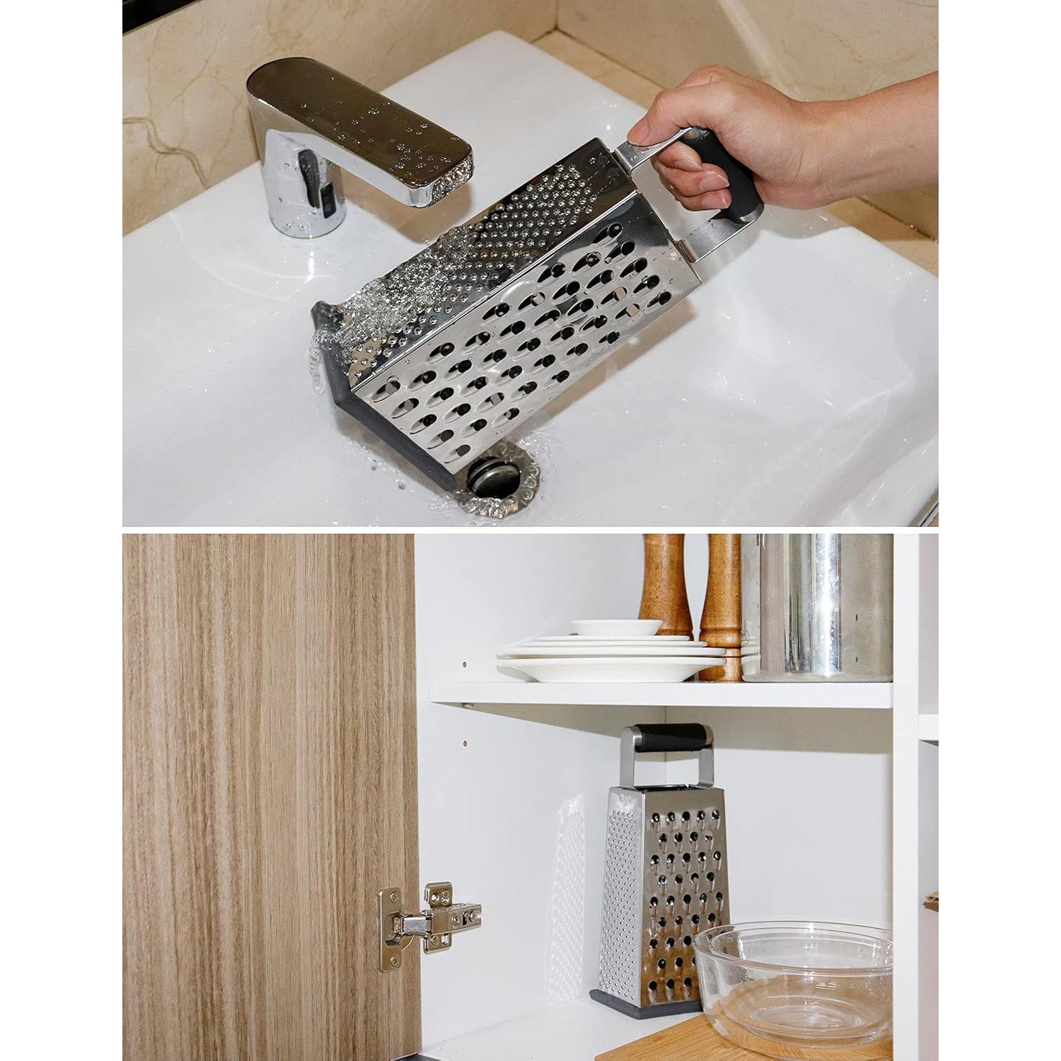 Rallador de Queso Kaishun 4 en 1 Acero Inoxidable