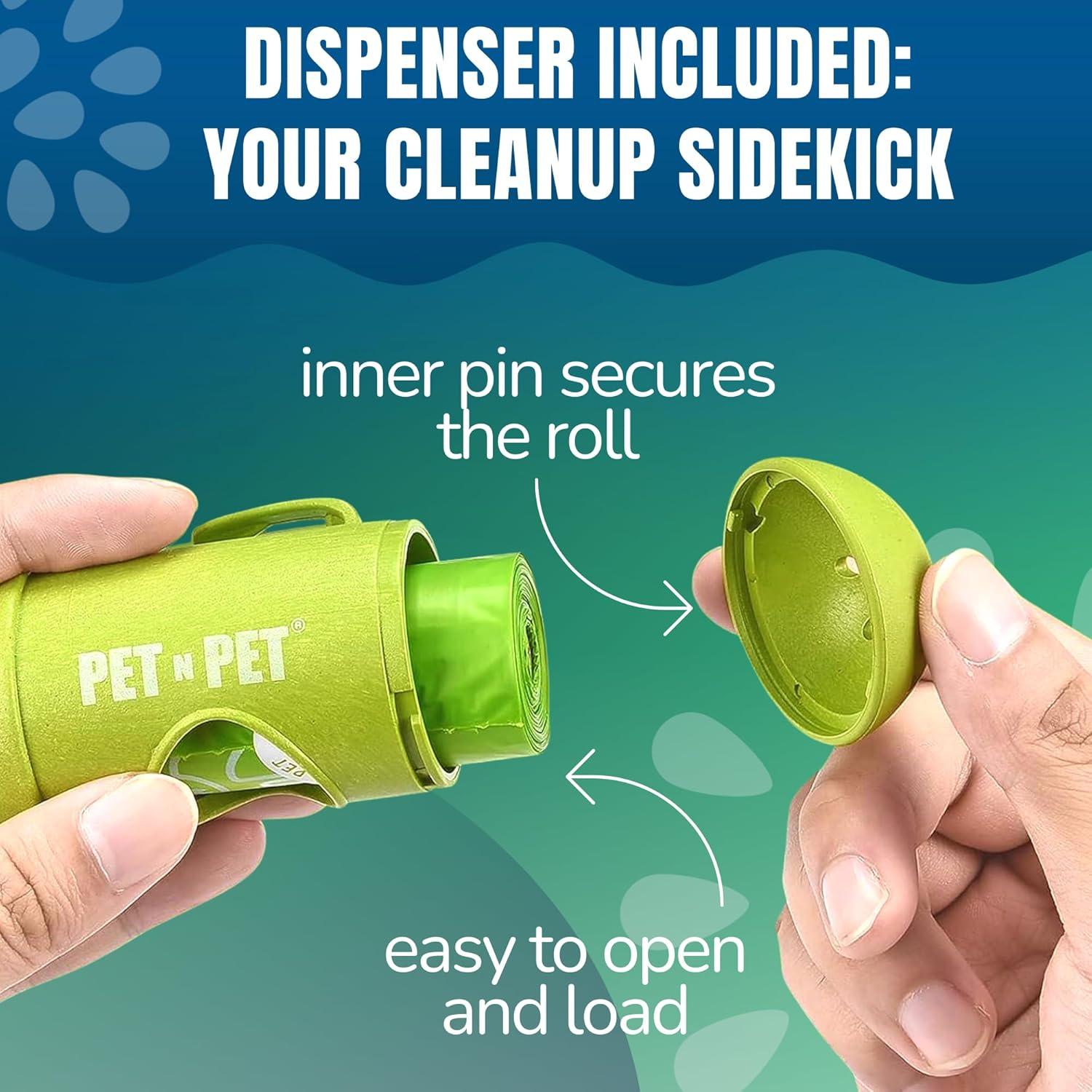 Bolsas de Desechos para Perros Pet N Pet 720 Cuentas Sin Fragancia