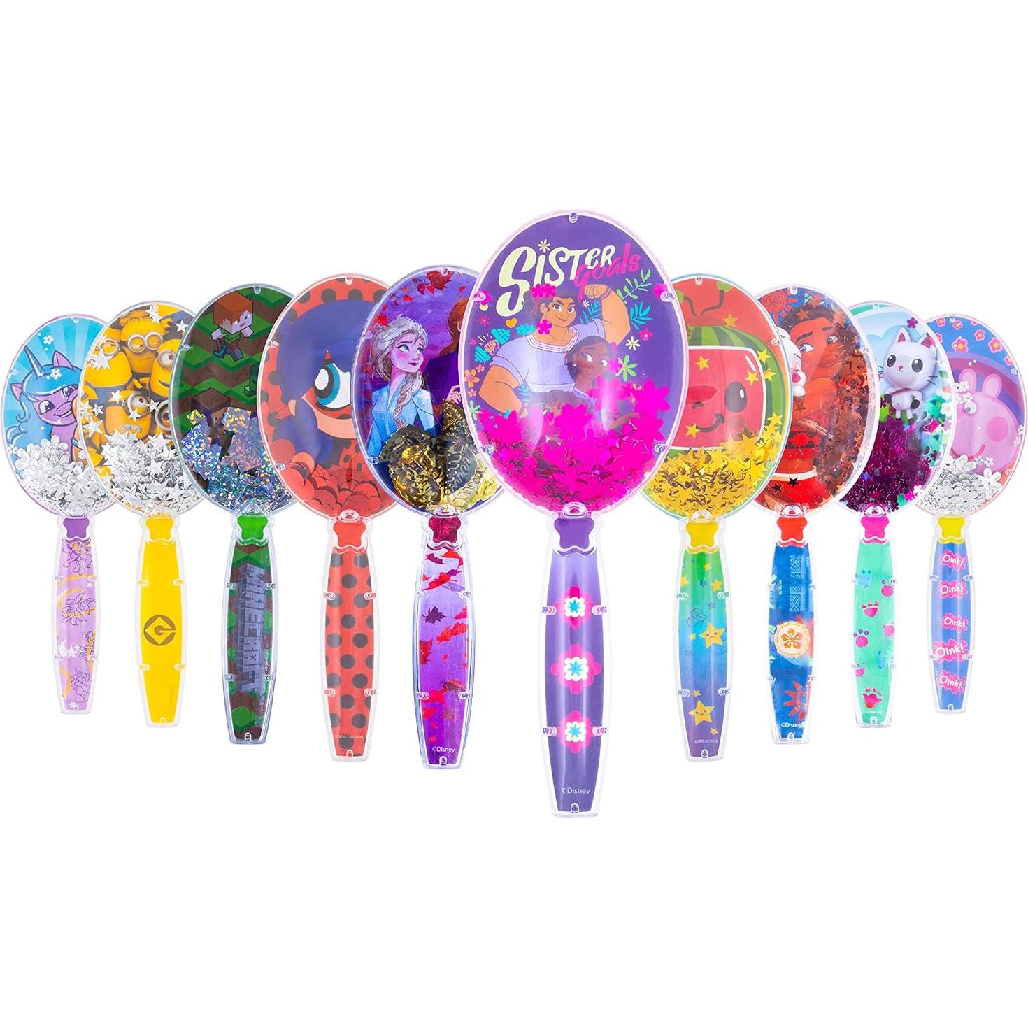 Cepillo de Cabello CoComelon Verde con Confeti Brillante