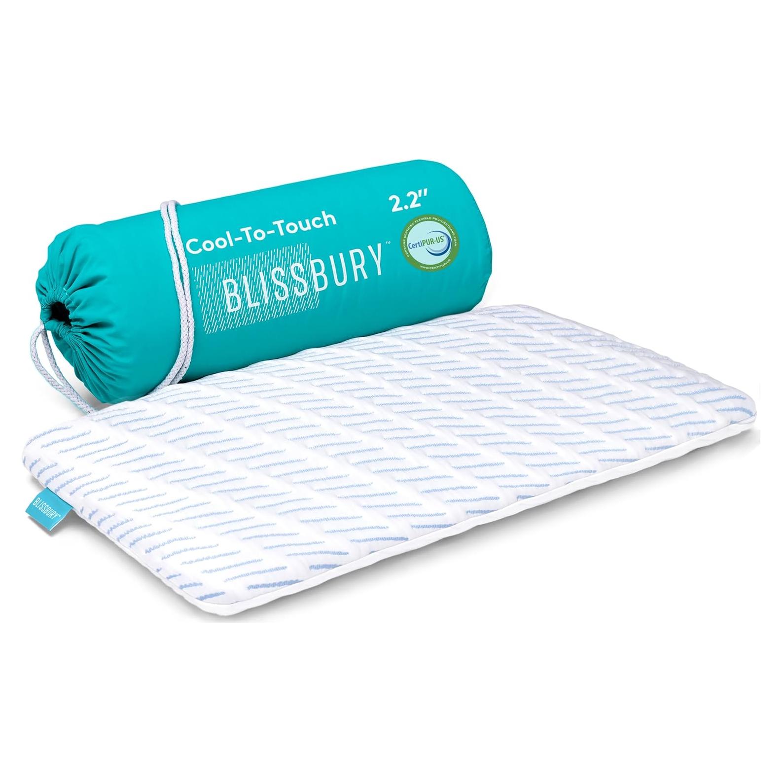 Almohada Super Delgada BLISSBURY 5.58 cm Espuma Memoria