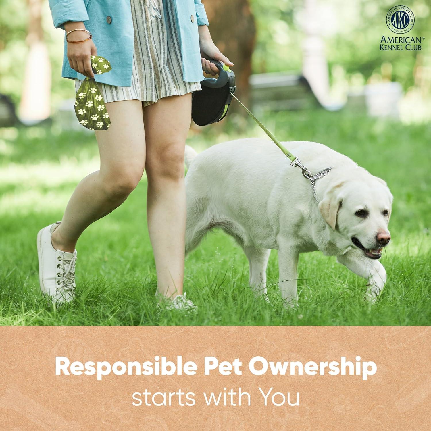 Bolsas de Poop para Perros AKC - 240 Bolsas Aromatizadas