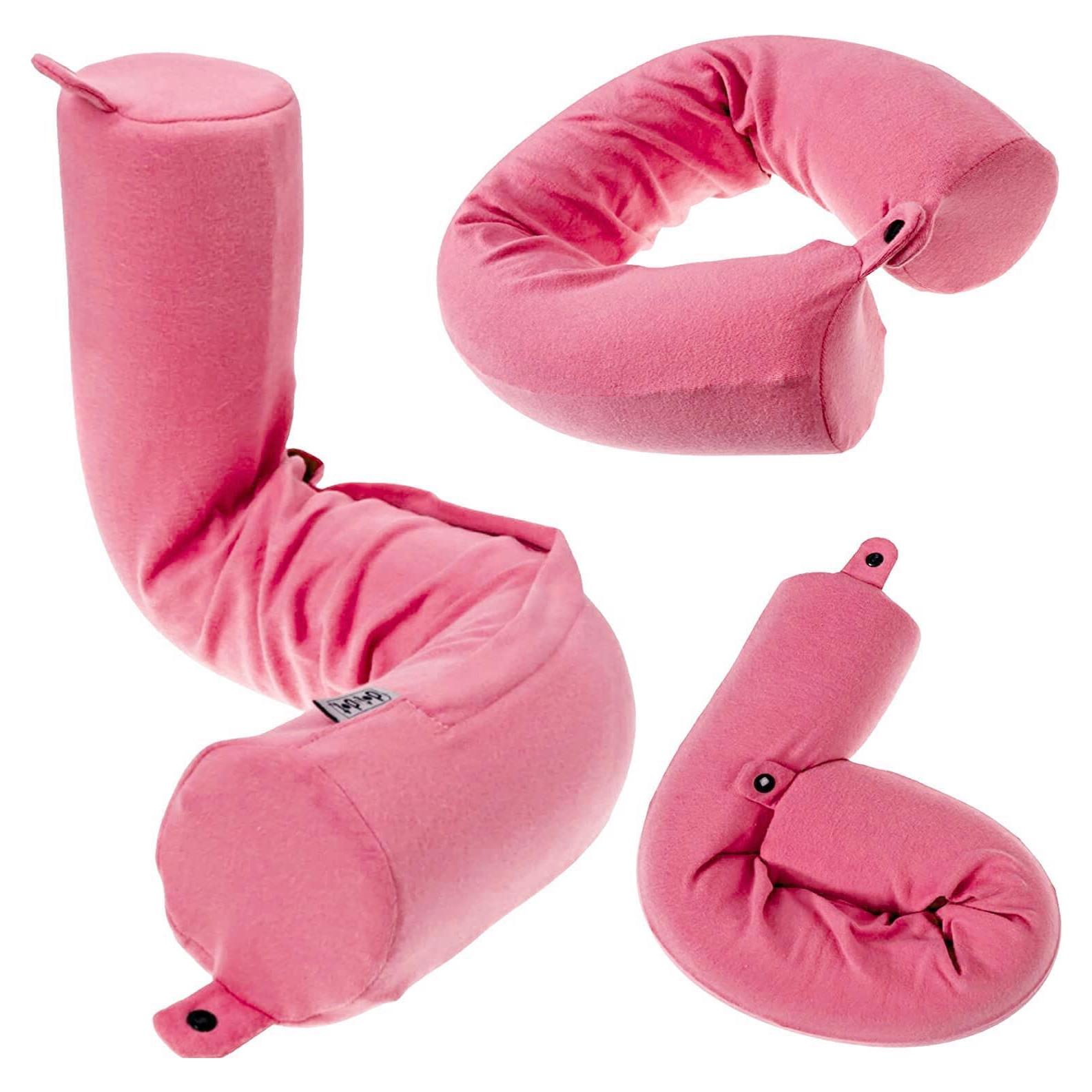 Almohada de Viaje Dot&Dot Rosa Espuma Viscoelástica 66 cm