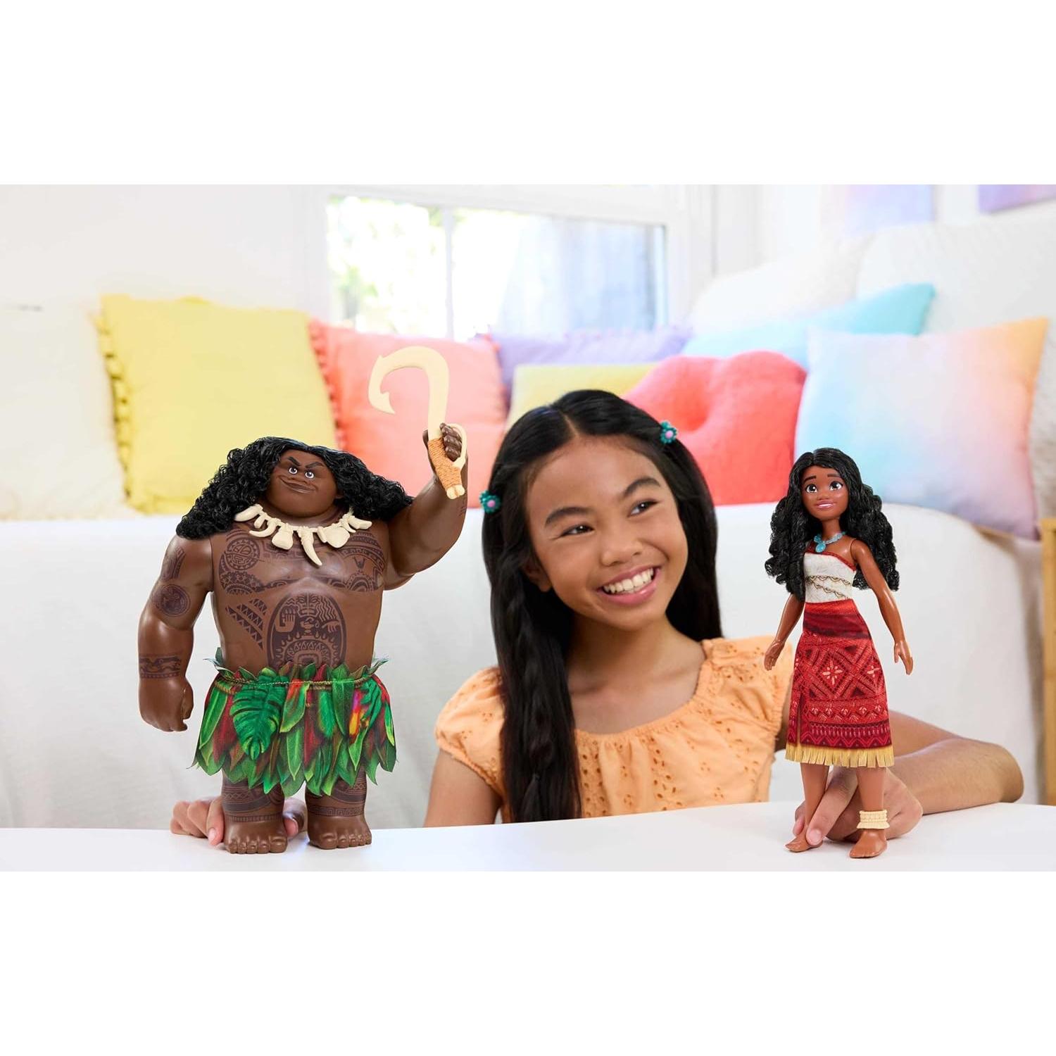 Set de Muñecas Moana y Maui Mattel 27.94 cm
