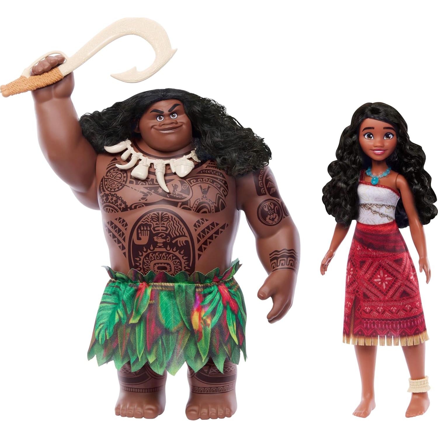 Set de Muñecas Moana y Maui Mattel 27.94 cm