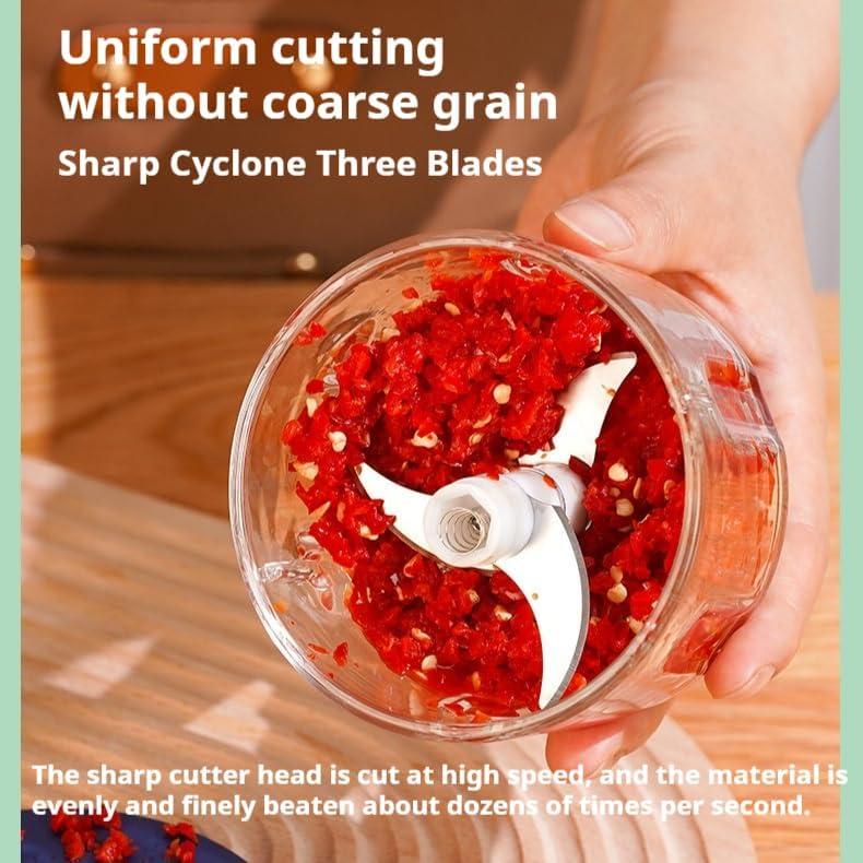 Procesador de Alimentos DeepCrush Mini Eléctrico 218g Azul