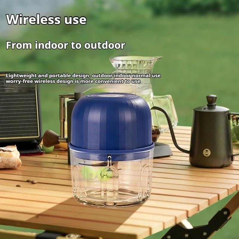 Procesador de Alimentos DeepCrush Mini Eléctrico 218g Azul