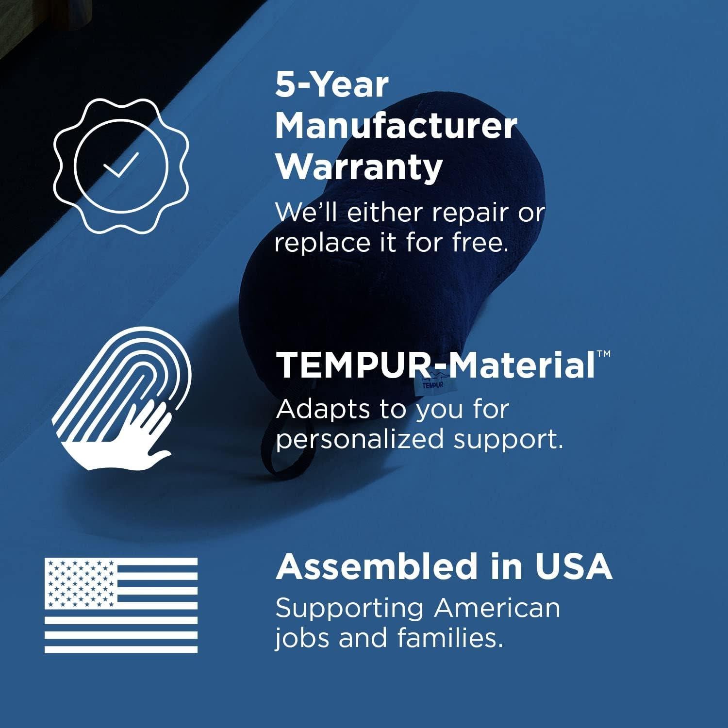 Almohada de Viaje Tempur-Pedic Cacahuate Espuma Viscoelástica