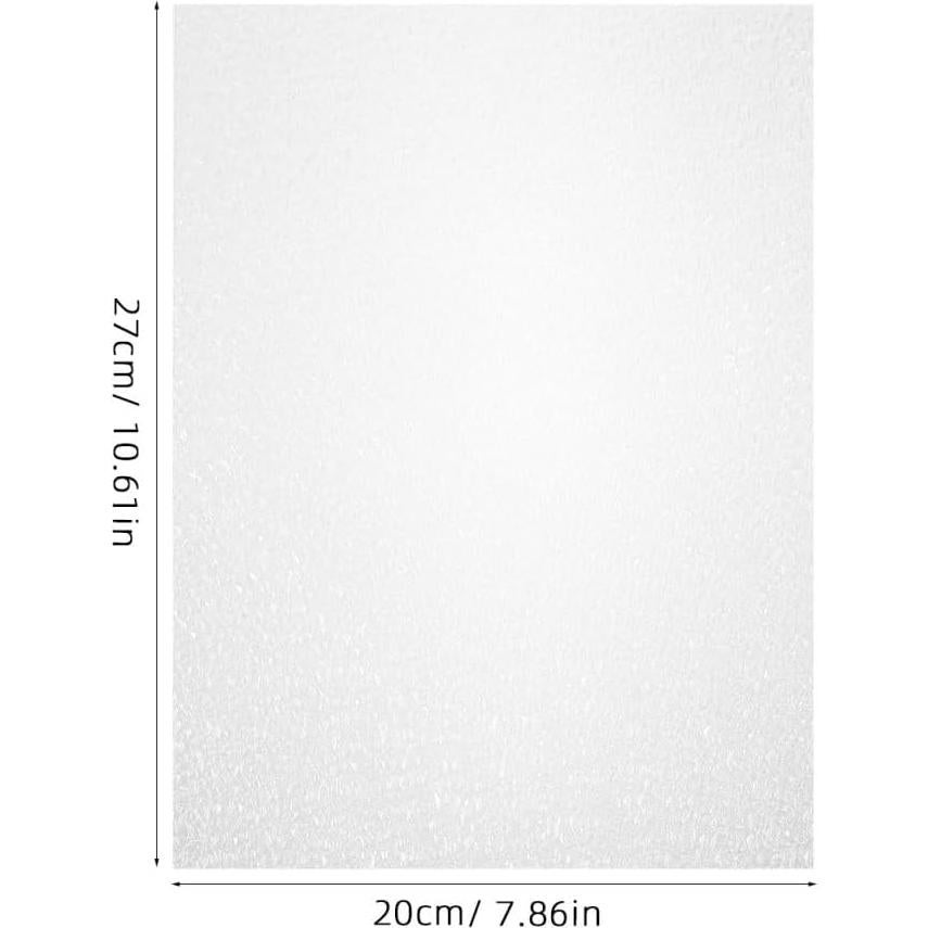 Hojas de Acrílico Simuladas de Agua Tofficu 27x20 cm 6-Pack