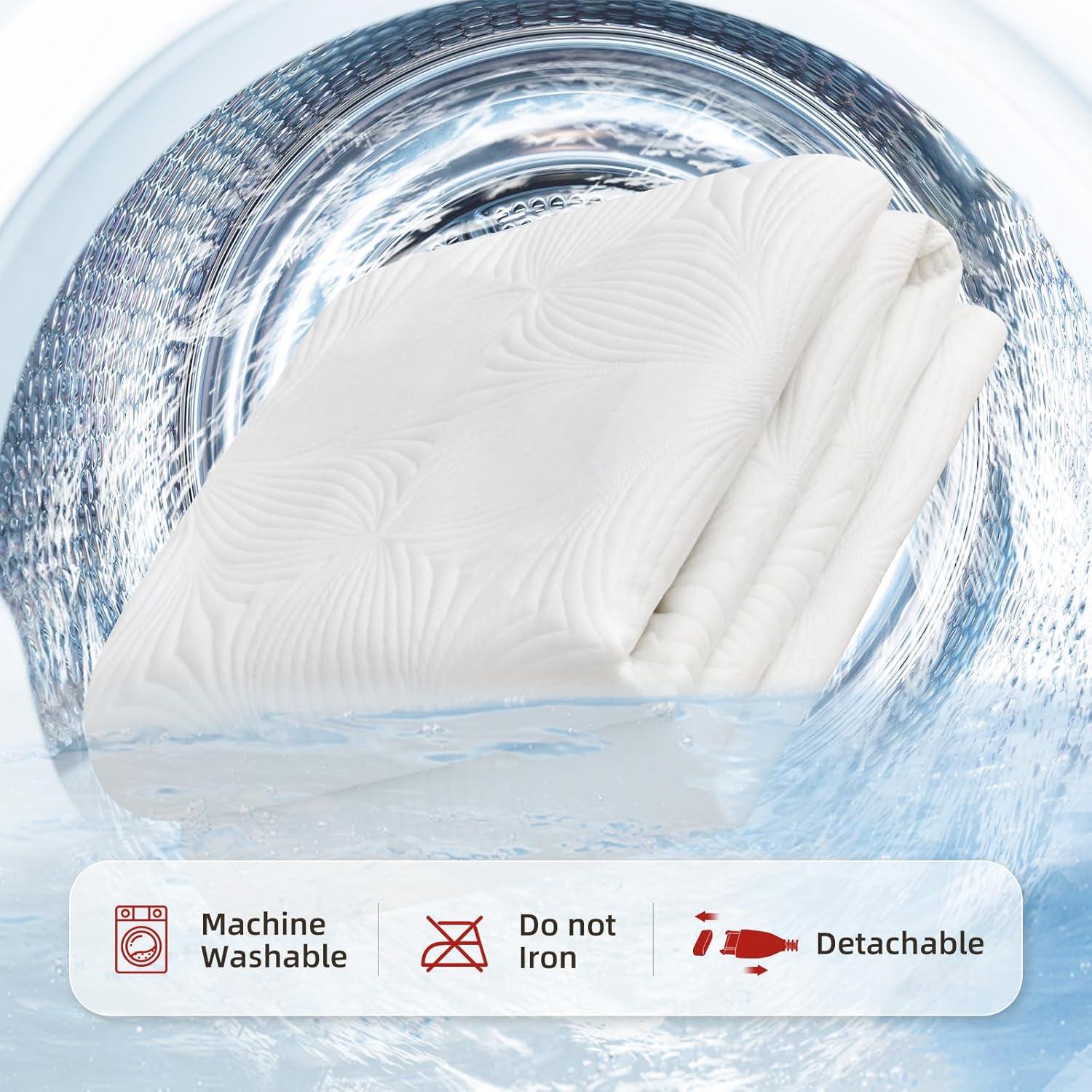 Almohadilla Térmica Bwarm Individual Blanca con 9 Calor y Apagado